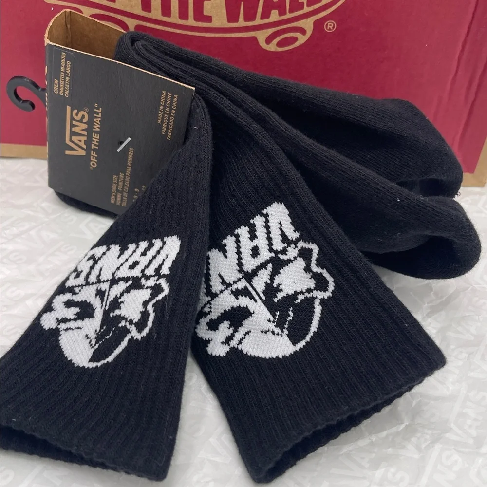Vans Major Type Crew Socks (1 pair)  Style VN000NCFBLK